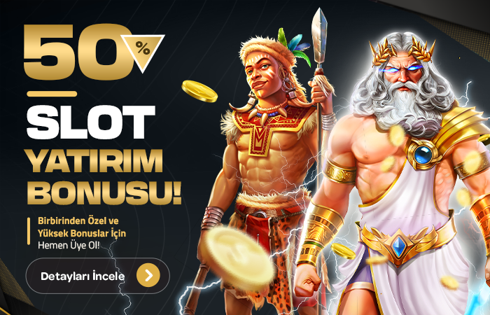 %50 Slot Yatırım Bonusu