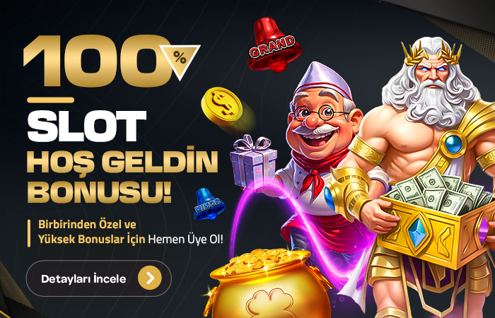 %100 Slot Hoş Geldin Bonusu